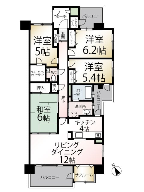 株式会社リプロデザイン　手形山南町の間取り