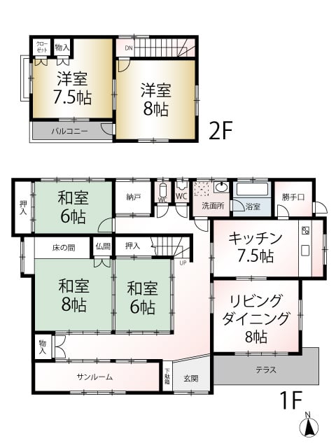 株式会社リプロデザイン（秋田市楢山石塚町の間取り）