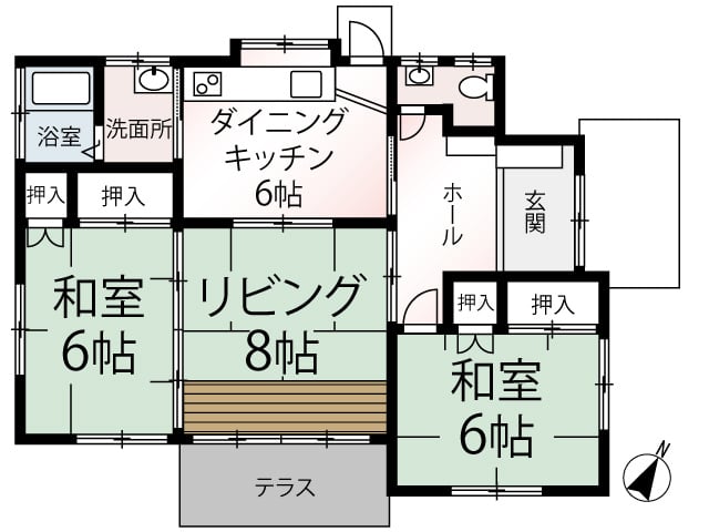 株式会社リプロデザイン（秋田市楢山石塚町の間取り）