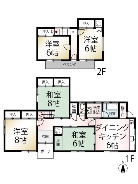 株式会社リプロデザイン（秋田市東通観音前の間取り）