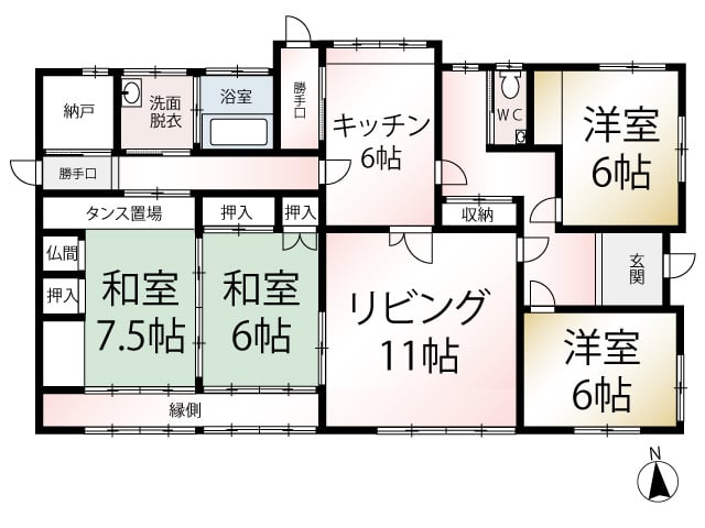 株式会社リプロデザイン（秋田市東通観音前の間取り）