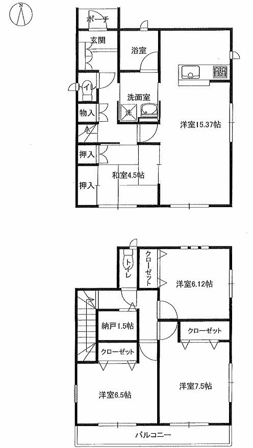 株式会社リプロデザイン（秋田市東通観音前の間取り）